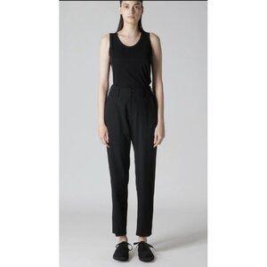 Y’s Yohji Yamamoto Black Wool Cropped Pants Women’s Size 2 Made in Japan